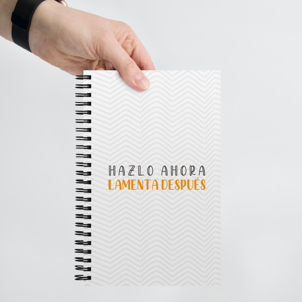 Libreta "Hazlo ahora, lamenta después"