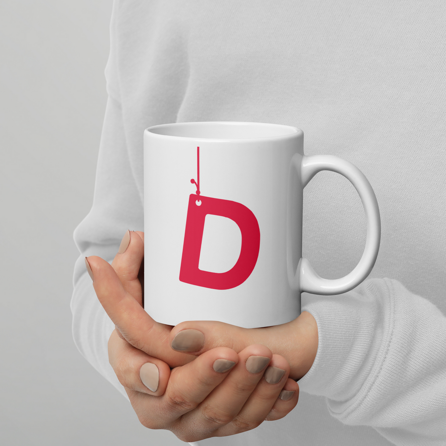 Taza "Letra colgada" ¡PERSONALIZA!