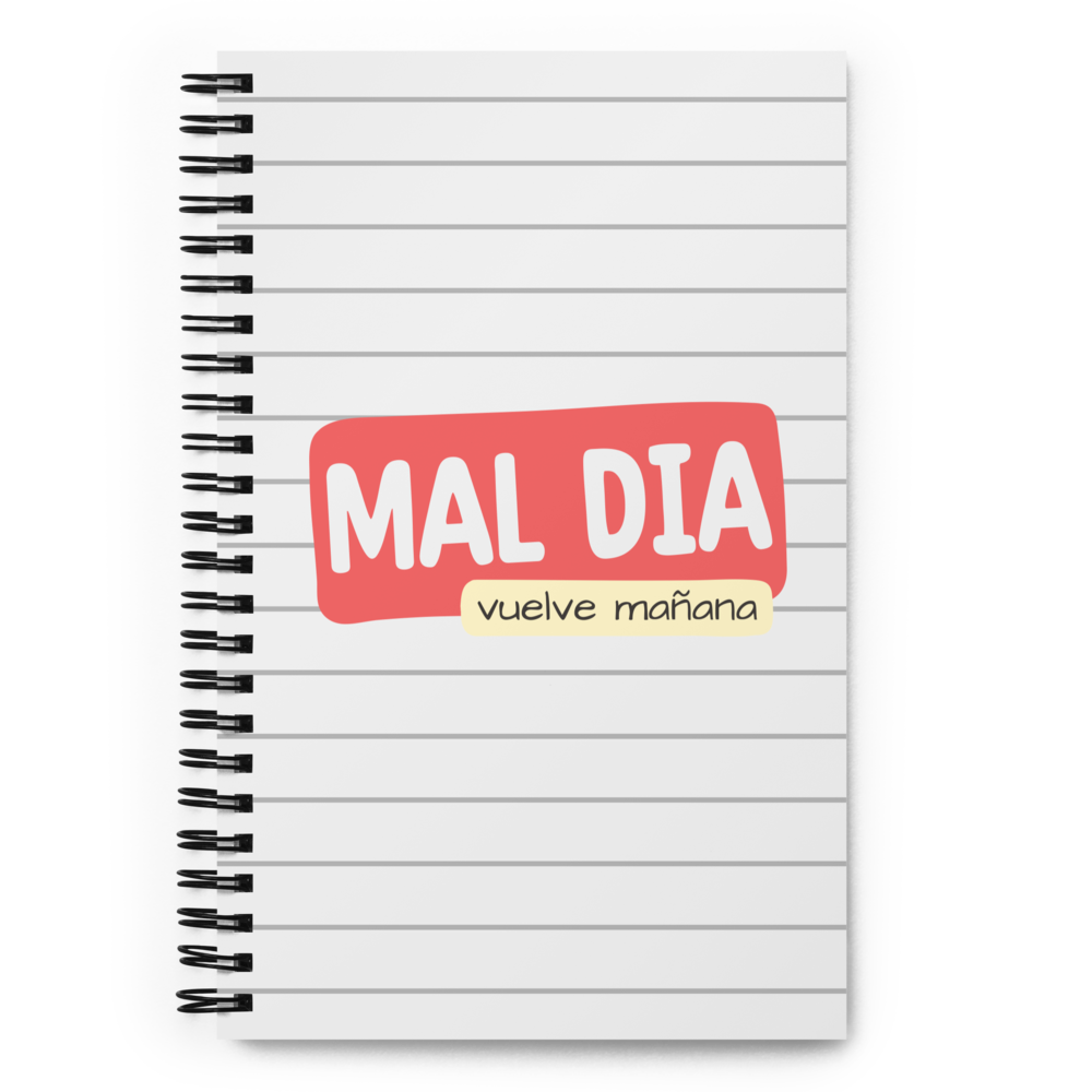 Libreta "Mal día, vuelve mañana"